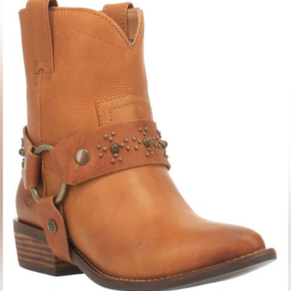 Western Cowgirl Leather Harness Boots NWT